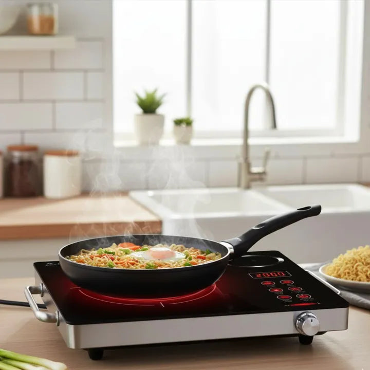 Lixcase Electric Infrared Ceramic Cooker — 3500W Touch-Control Hot Plate with Timer & Temperature Control